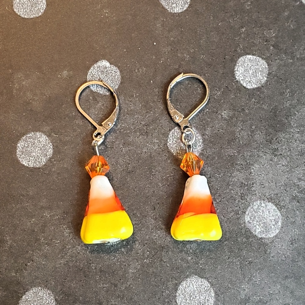 Candy Corn Earrings (NWOT)